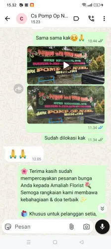 Testimonial Papan Bunga sleman